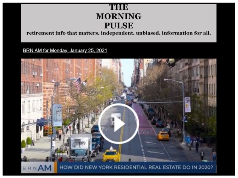 The Morning Pulse – Monday, January 25, 2021 The Morning Pulse – Monday, January 25, 2021