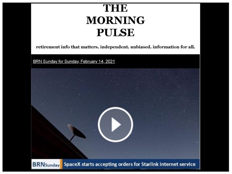 The Morning Pulse – Sunday, February 14, 2021 The Morning Pulse – Sunday, February 14, 2021