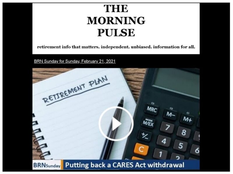 The Morning Pulse – Sunday, February 21, 2021 The Morning Pulse – Sunday, February 21, 2021